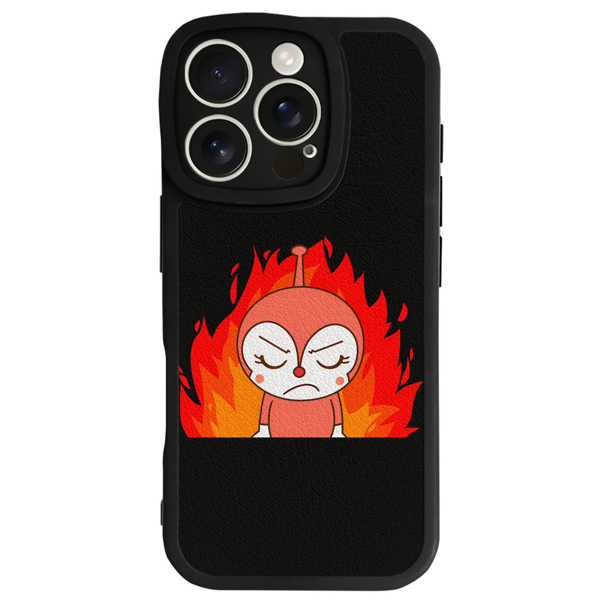 （画像用） アンパンマン Anpanman 【iPhone 16シリーズ対応】シリコンスマホケース（レザー調） 材質：シリコン